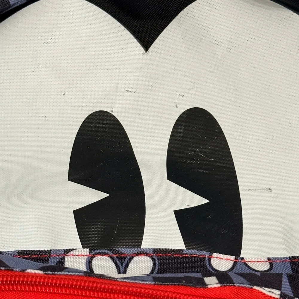 Disney Unisex Mickey Mouse 3D Ears Backpack OS Red Black‎ Grey Canvas Travel